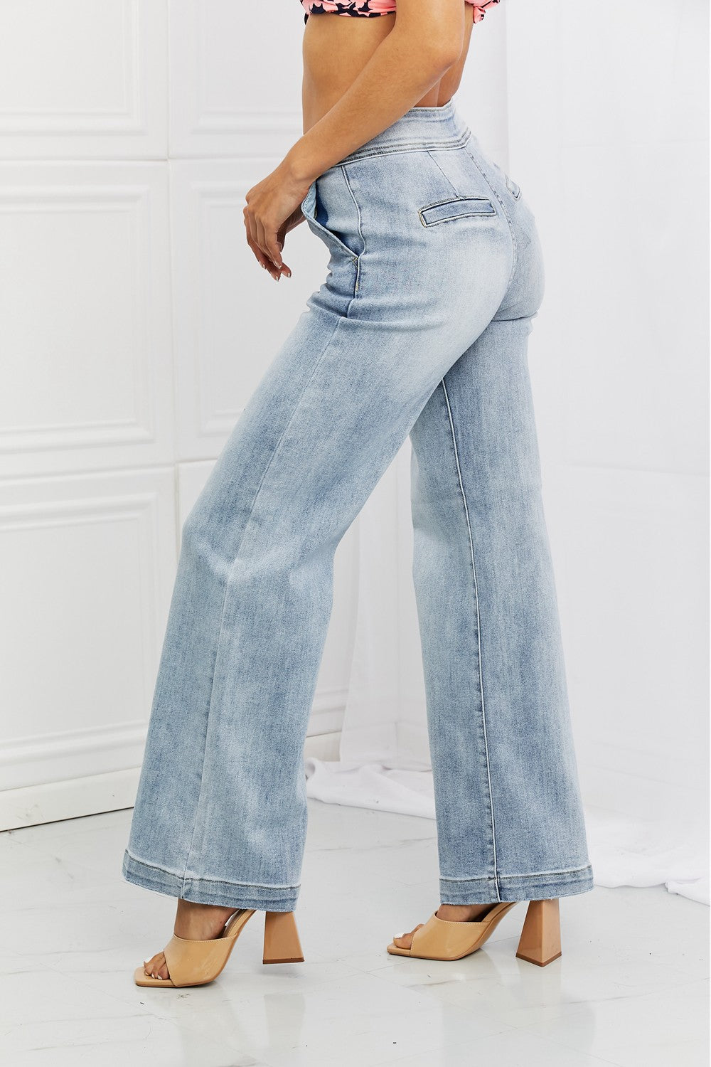 Luisa Wide Flare Jeans